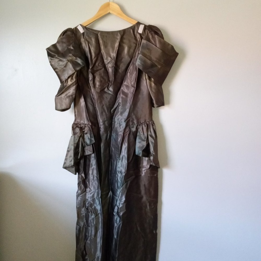 Vintage Copper Brown Long Dress